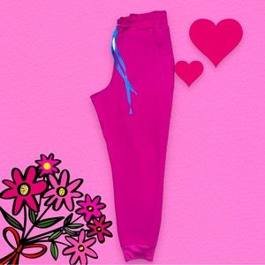 FIGS brand - “Clara” Jogger High Waisted Scrub Pants - Raspberry Sorbet